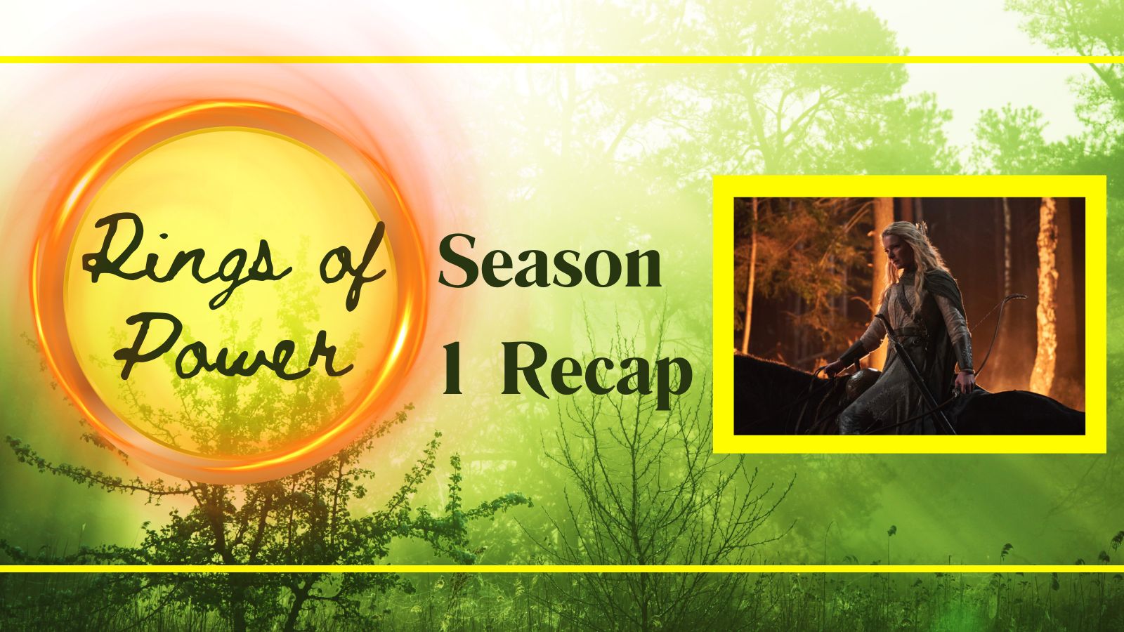 rings of power season 1 recap